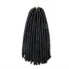 14 inch 70g pack Gehaakte Vlechten Synthetische Vlechten Haarverlenging Afro Kapsels Zachte Dreadlock Bruin Zwart Dikke Volledige5621408