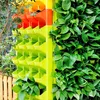 壁掛けプランターフラワーポット積み重ね可能な庭の植木鉢の壁の垂直多肉植物植物鍋盆栽緑の家の装飾hot Y200723