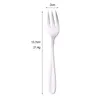 Stainless Steel Cake Fork Solid Color Fruit Dessert Forks Restaurant Western Tableware Creative Household Tablewares RRB13473