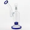 28cm grönt glas bong glas rökning rör med däck perkolaters 14,4 mm gemensam gratis frakt hookahs i lager bongs