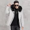 겨울 밍크 모피 재킷 후드가있는 남성 따뜻한 코트 진짜 모피 파카 스노우 재킷 야외 오버 코트 블랙 화이트 패션 2020 플러스 크기 DHL
