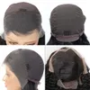 Derin Dalga Kıvırcık 13x4 Dantel Frontal Peruk Brezilya Bakire İnsan Saç 360 Kadınlar için Tam Dantelli Peruk Doğal Renk