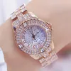 Kvinnor Watches Diamond Gold Watch Ladies Wrist Watches Luxury Brand Women's Armband Watches Female Relogio Feminino 220308263D