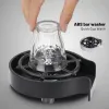 Keuken kranen automatische beker wasmachine kraan glazen rinser voor gootsteenbalk koffie pitcher washer wazen gereedschap gereedschap accessoires spuiter