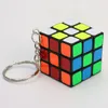 Magic Cubes Keychain 3x3x3 3CM Magic Cubes Pendant Twist Puzzle Toys for Children Gift Magic Cube