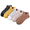 2020 New European and American Style Women Boat Newborn Socks Cotton Letter Short Socks Women Socks5604731