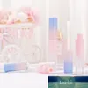 1pcs tubo di smalto per labbra sfumato rosa blu bottiglie vuote riutilizzabili in plastica per contenitore cosmetico per rossetto per ragazze di moda