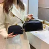 Вечерние сумки косметические чехлы nxy cosmetiques en cuir pour femmes pochette de maquillage tisse tricot