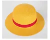 Dropshiping One Piece MonkeyLuffy Straw Hat Japanese Anime Cosplay Beach Hat Cap Halloween7344686