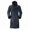 Herenjassen Winter Mannen Lange Jassen Hooded Lichtgewicht Waterdichte Regenjas Casual Reflecterende Jas Regenjas Jaqueta Masculino1