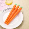 Stylo à bille créatif en forme de carotte, 2021mm, 300 pièces/lot, papeterie en forme de légume Orange, cadeau de noël, 0.5