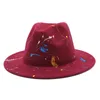 2022 Cappelli Fedora Donna Uomo Semplice Cappello in feltro Donna Fedora Uomo Jazz Cappello a cilindro Donna Uomo Berretto a tesa piccola Moda Primavera Autunno Inverno 9924180