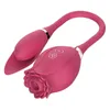 adultehop recommande le vibrateur de fleurs de rose vagin rechargeable sucer un masturbateur d'oeuf vibrant toys pour les femmes ad00065203607