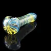 Portable Colorful Pyrex Thick Glass Smoking Tube Handpipe Portable Handmade Dry Herb Tobacco Oil Rigs Filter Bong Hand Pipes DHL Free