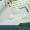Nappe en plastique PVC rectangulaire / ronde imperméable à l'huile couverture de table style pastoral nappes imprimées pour la fête de mariage LJ201216