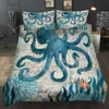 Ocean series Sea turtle seahorse dolphins 3D Bedding set comforter bedding sets octopus bedclothes bed linen US AU UK11 Size 201026487492