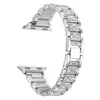 حزام مراقبة الفولاذ المقاوم للصدأ حزام الماس راينستون المعدني ل Apple Watch Ultra 8 7 6 5 4 بلينغ استبدال السوار سوار سوار Iwatch Series 49 45 41 38mm