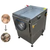 1.1KW Factory Price Fruit Vegetable Brush Washing Equipment Cassava Cleaning Ginger Washer Industrial Potato Peeling Machine