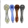 Pyrex Glass Oil Burner Pipes High Quality Thick Skull Smoking Hand Spoon Pipe 4 Inch 26g Weight Tobacco Dry Herb For Hookahs
