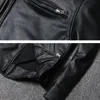 Holyrising Подличная кожаная куртка Классическая черная куртка из кожи стиль пики для гороха модная куртка для человека плюс размер 19182 201128