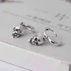 Balmora Pure 925 Sterling Silver Skull Ear Stud Earrings For Women Men Vintage Fashion Thai Earring Jewelry Brincos Gift 2112313893968