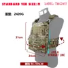 Hunting Jackets 2021 TMC Tactical Vest High Quality AVS Plate Carrier Multicam 500D Cordura Limited Edition For