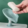 Portasapone a forma di foglia creativa Scatola portaoggetti Accessori per il bagno Toilette Forniture per il bucato Gadget per vassoi