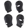 2022Four Style Elastic Black Spandex Sex Mask Open Eyes Mouth Fetish Bondage Mask Party Erotic Toys Adult Games for Coupl4773793