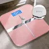 1Pcs Rechargeable Weighing Scale Male and Female Usable Digital Weight Scale LCD Display Glass Smart Electronic Scale H1229