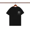 Новые 2022 мужские женские дизайнерские футболки мужские мода краска капельницы печатная футболка высочайшее качество хлопок повседневные тройники с коротким рукавом роскошный хип-хоп уличная одежда футболки S-2XL