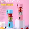 Przenośna elektryczna wyciskarka do owoców USB ręczna wyciskarka do warzyw Blender akumulator Mini kubek do robienia soku robot kuchenny CFYL0076