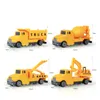 8pcs / set mini alliage ingénierie voiture tracteur jouet camion à benne basculante modèle classique véhicule jouets éducatifs pour garçons enfants LJ200930