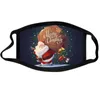 Merry Christmas Face Mask Fashion Creativity Cartoons Santa Elk Printing Masks Dust-proof Reusable Washable Xmas Mouth Mask