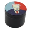 Grinders Herb 50mm 4 layer tobacco grinder New Trump pattern Zinc alloy teeth colorful High Quality for smoking accessorieses