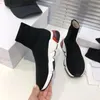 Hoge Quluituy Fashion Triple Speed ​​Running Schoenen Trainer Luxu Schoen Flat Classic Socks Laarzen Sneakers Dames Trainers Runner met Doos