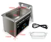 FreeShipping Ultrasonic Cleaner 35w 800ml Household Digital Stainless Steel Basket 110V 220V Ultrasound Cleaning For Denture Watches Glasses