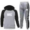 2022 homens sportswear tracksuits outono 2 peças conjuntos esportes terno homens jaqueta + calça suor masculino jogging basquetebol treinamentotracksuit roupas