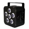 Pacote de case de carregamento 10 em 1 alimentado por bateria sem fio DMX512 LED Par Light 6x18w tyanshine dom Slim9274108