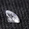 Transgems 5mm Pedra solta para jóias finas Equivalente Peso de diamante 0,5ct Clear contas para jóias produzindo Y200620