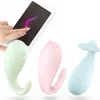 Monster Pub Vibrator 8 frequency Internet Long Remote Control USB Charge Vibrating Egg Bluetooth Connected G Spot Vibrator Q49 C18110901