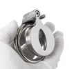 Sexe NXYCockrings Super petit dispositif de chasteté masculine cage en acier inoxydable avec vis anneau pénien jouets BDSM bondage fétiche coq 1124210W