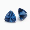 ジュエリーDIY宝石の石109＃のための50pcs 3x3~12x12mmの兆の形の緩い青い色の合成石109＃