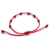 2Pcs 7 Knots Red String Bracelet For Good Luck Amulet For Success And Prosperity Friendship Bracelet299o5563530