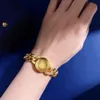 Mode Liebe Armreif Gold Cuban Link Armband Klassische Armbänder Für Mann Frau 18k Gold Überzogene Hohe Qualität Mit schmuck Beutel Poc299C