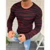 Heren afdichting textuur truien mode occident trend ronde hals gebreide trui ontwerper mannelijke herfst casual lange mouw pullover tops