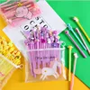 Lots Style New Cartoon Creative Unicorn BLACK 0.38mm Gel Pen Kawaii Promotional Gift Silicone Stationery Pen Student School Office Supply