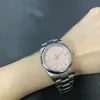 36mm High quality New Style u1 Automatic 1646 Movement Pink Dial Women Watch 316 Stainless Band