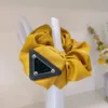 Scrunchie مرنة القماش مصابيح الشعر العصابات scrunchies نساء رسالة طباعة كبيرة الأمعاء الرياضية الرياضة الرأس المطاطية الشعر روابط حامل ذيل الحصان