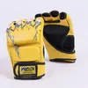 Fitness Wolf Tiger Claw Boxing Gloves MMA karate kick muay Thai halvfinger sport träning i lager DHL A59