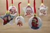 Noel Süslemeleri Sevgililer Günü Hediyeler Yuvarlak Top DIY Parti Noel Ağacı Giydir Yukarı Süsler Kolye Hediye HH9-3399